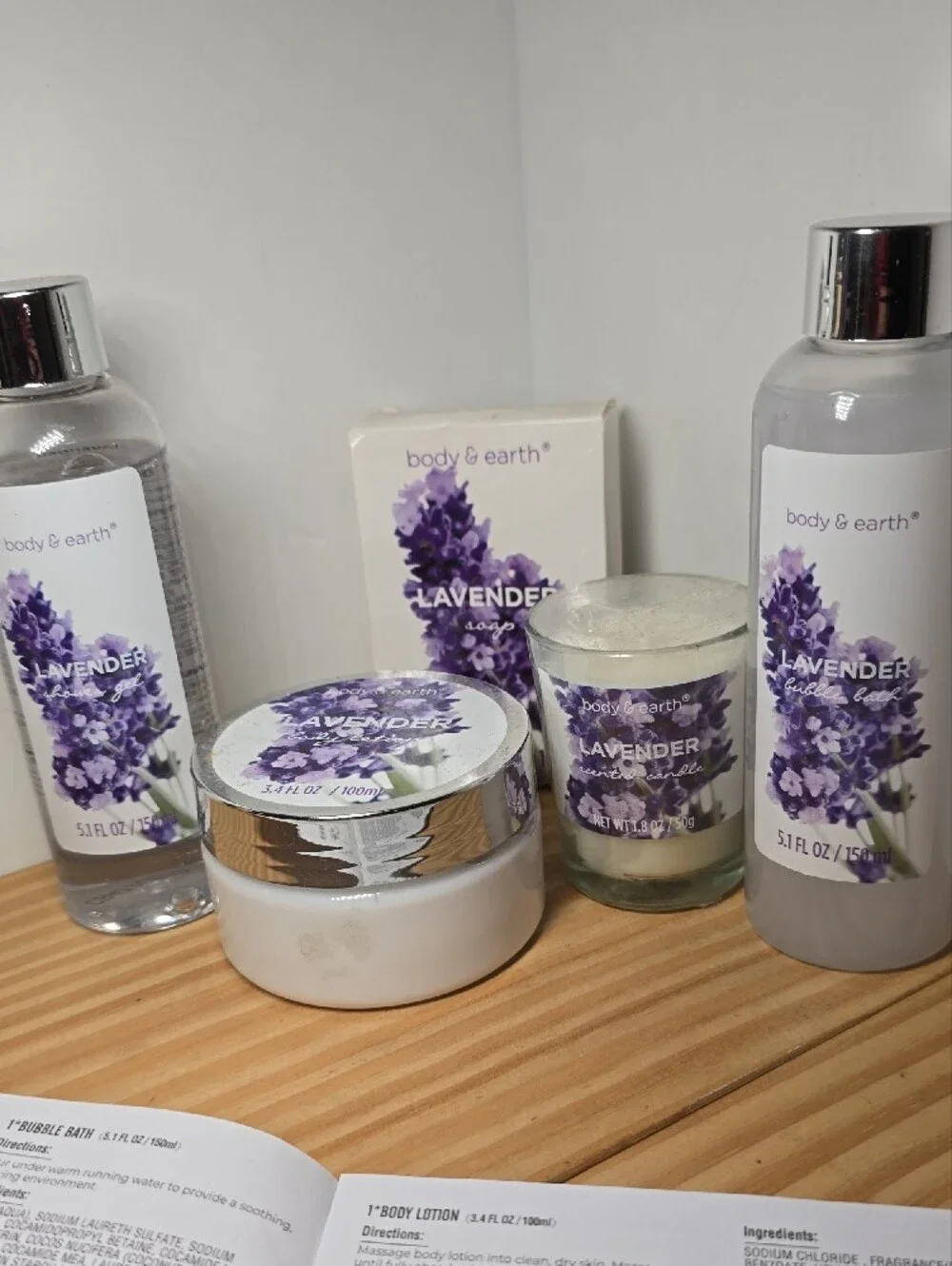 Lavender Bath & Body Set - Purple